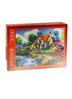 Пазл РЫЖИЙ КОТ 1000 эл. 68,5*48,5см. Домик у Реки Ф1000-7820 2548465