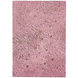 Ежедневник недат. А5 152л "Звездные новости" 7БЦ, мат.лам, тисн.зол.фольгой, офсет