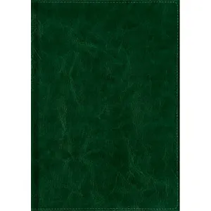 Ежедневник недат. А5 152л "Classic" Зеленый, иск.кожа, поролон, тон.бумага, справ.мат-лы, ляссе, Listoff