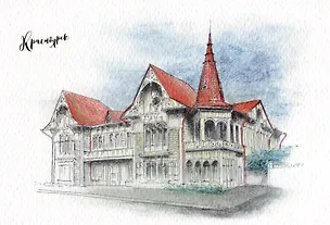 Открытка "Красноярск. Литературный музей В.П. Астафьева" 2521614