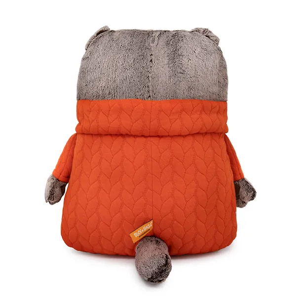 Мягкая игрушка Кот-подушка в свитере (с косами) (Kp34-251) 3123626 — 3