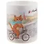 Кружка Москва Котик на велосипеде (керамика) (330мл) (коробка) — 2778252 — 2