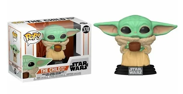 Фигурка Funko POP! Star Wars: Mandalorian The Child w/cup, FNK49933 3153732 — 3