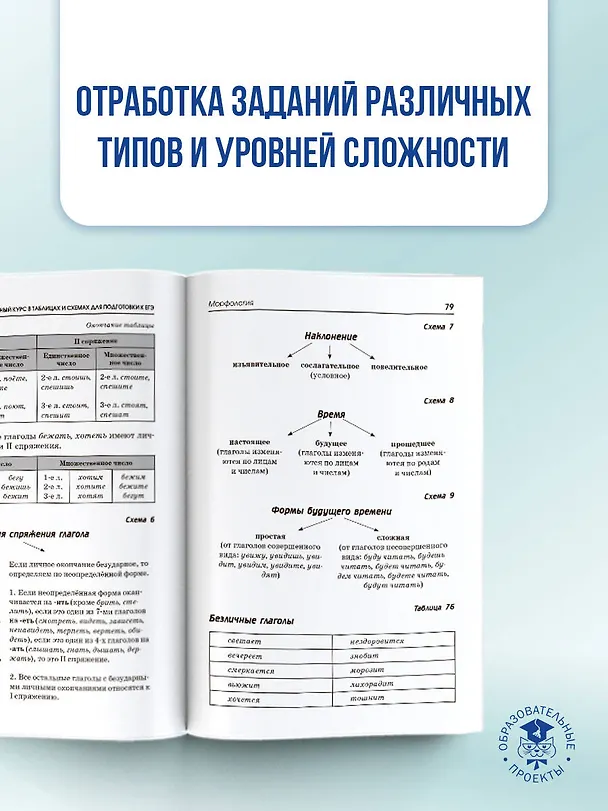 Книга ЕГЭ. Русский язык. Полный курс в таблицах и схемах для подготовки к ЕГЭ (Ирина Текучева) — 8