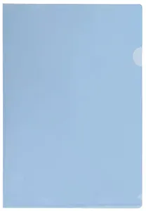 Папка-уголок А4, FlexOffice 0,12мм, голубая