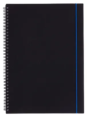 Тетрадь А4 80 листов, клетка, "Favorite Black. No 3" спираль 3090694