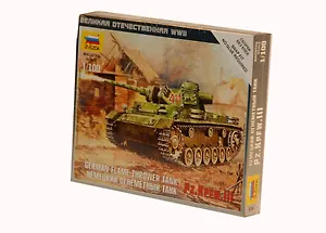 Сборная модель  Немецкий огнеметный танк Pz.Kfw III, 6162, ЗВЕЗДА