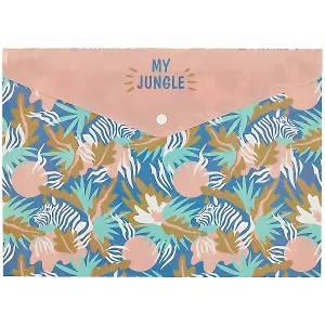 Папка-конверт «Zebra tropic», А4