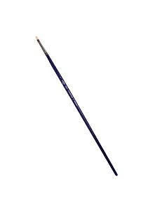 Кисть художественная Манеж, синтетика упругая, плоская, длинная ручка №1, Гамма