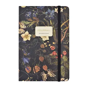 Книга для записей А5 100л лин. "FLORA.ЛЕСНЫЕ ЯГОДЫ" 7БЦ, резинка, Bruno Visconti 3175924