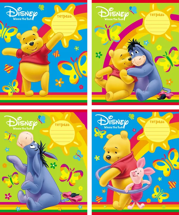 Тетрадь 18л кл. "Winnie the Pooh Rich", Disney 228207 — 1