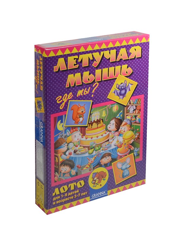 Развивающая игра, GRANNA, Лото "Летучая мышь, где ты?" 2429458 — 1