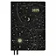 Ежедневник дат. 2025г. А5 184л Нумеролог "Шиммер" черный, кожзам, мягк.переплет, тисн. фольгой, офсет, ляссе — 3054323 — 1