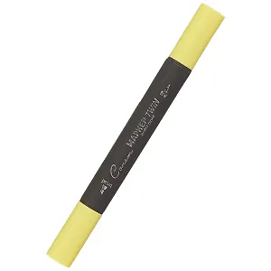 Маркер художественный "Сонет" канареечный желтый, двухсторон., тонк. и широк.долото, Сонет