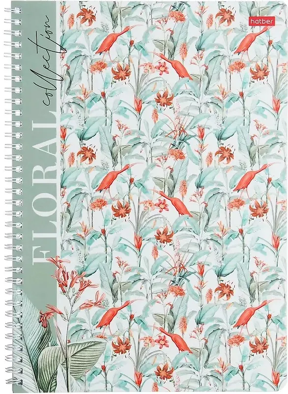 Тетрадь общая «Floral collection», 80 листов в клетку, А4, в ассортименте - Hatber 3037808 — 5