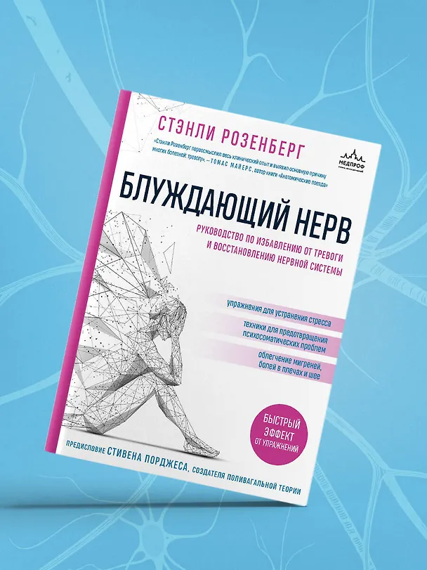 Книга Блуждающий нерв. Руководство по избавлению от тревоги и восстановлению нервной системы (Стэнли Розенберг) — 9