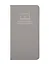 Записная книжка А7+ 56л лин. "Наппа" серый, кожзам, мягк.переплет, тиснен.фольгой, закругл.углы, ляссе, инд.уп — 3116693 — 1