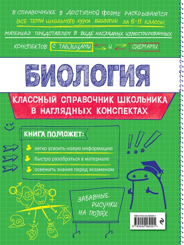 Книга Биология. 5-11 классы. Справочник в наглядных конспектах (Оксана Мазур) — 2