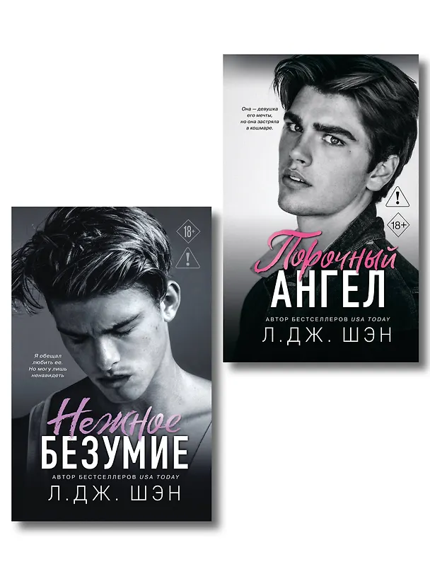 Книга Комплект из 2-х книг: Школа Всех Святых. Нежное безумие (#1) + Школа Всех Святых. Порочный ангел (#4) (Л.Дж. Шэн) — 1