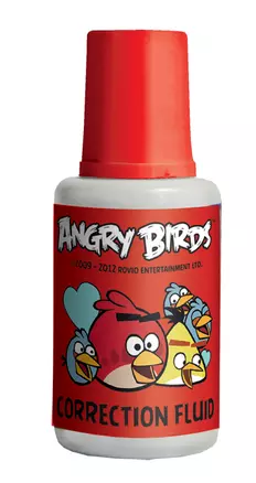 Корректор 20мл "ANGRY BIRDS" хим.основа, с кисточкой, Angry Birds — 229399 — 1