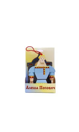 Игрушка деревянная Алеша Попович (упаковка) — 2388044 — 1