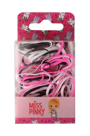 Набор резинок `MISS PINKY` `BASIC` box 80 шт (155640) 3001910