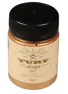 Краска акриловая TURY Design Di-7 Античная бронза (32-7) (60г) (банка) (TURY Valo)