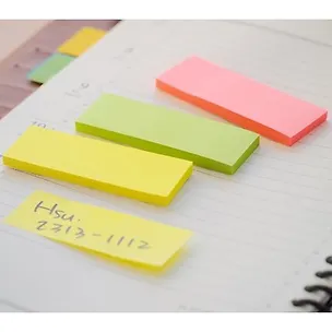 Закладки самоклеящиеся 3 цвета*50 листов неон 210819