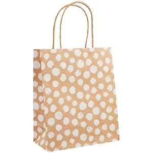 Пакет А5 23*18*10 White on Craft жен., крафт, ассорти