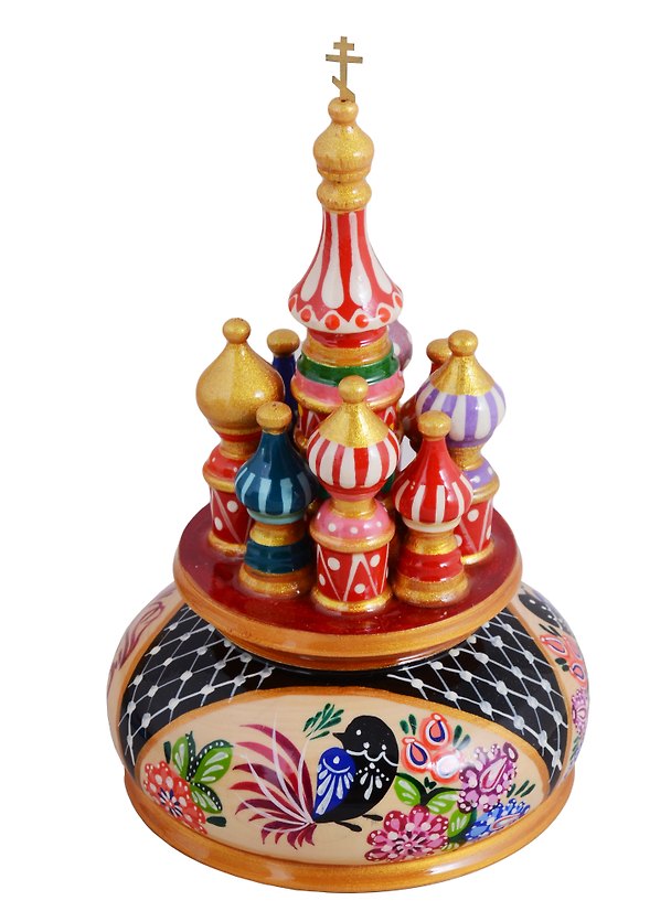ГС Храм музыкальный роспись (дерево) (19х15) (3883582) 2679806 — 1