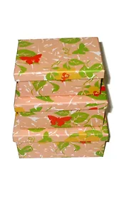 Коробка подарочная прямоугольник карт.бум. малая, ассорти, GRAND GIFT
