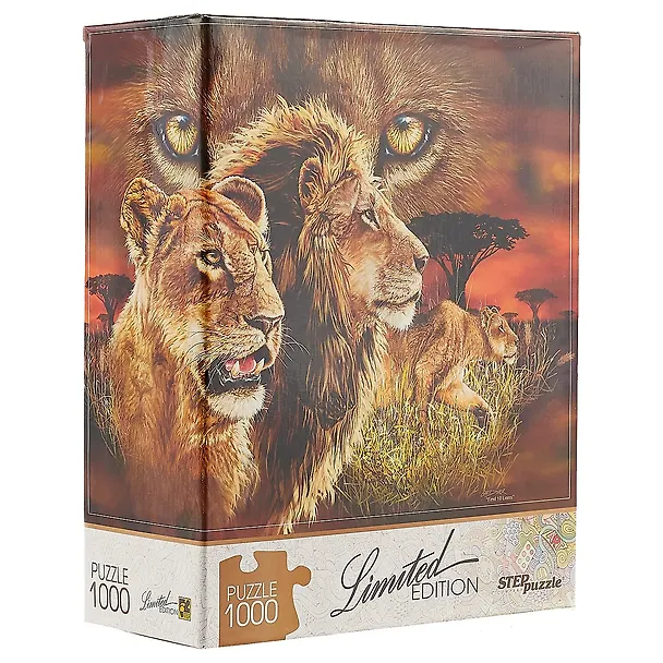 Пазл Найди 10 львов (Limited Edition) Step puzzle 1000 эл.,68*48см.. 79807 2626426 — 2