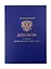 Обложка "Диплом СПО" синяя, 30,5*21,5см — 260467 — 1
