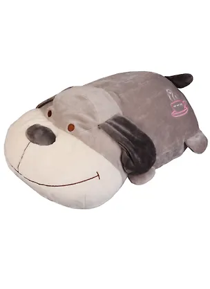 Мягкая игрушка Серая Толстая Собачка (40 см) 2610422