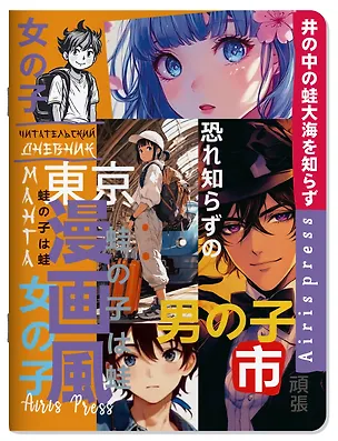 Книга Читательский дневник в стиле манга. Путешествие по мирам аниме ()