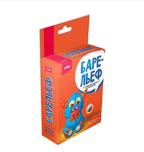 Набор для творчества LORI. Барельеф из гипса "Монстрик - сладкоежка"