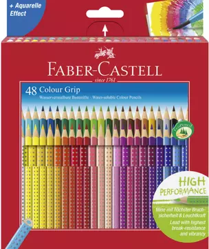 Карандаши цветные Faber-Castell, Grip, 48 цветов — 255793 — 1