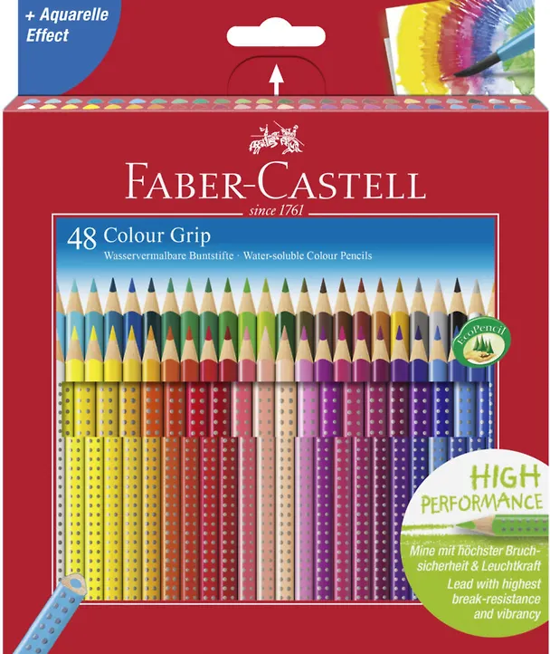 Карандаши цветные «Grip», Faber-Castell, 48 цветов 255793 — 1