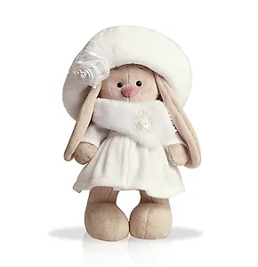 Мягкая игрушка Зайка Ми в белом пальто (31 см) (StM-007)