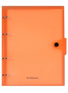 Тетрадь на кольцах в клетку Erich Krause, Neon, 80 листов, в ассортименте