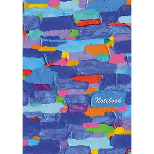 Книга для записей А6, 64л., клетка. Красочный холст твердая обложка КЗ6642807