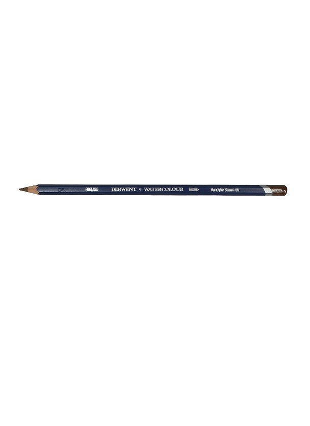 Карандаш акварельный "Watercolour" корич.ВанДик 3,4мм, DERWENT 221307 — 1