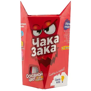 Пластилин Genio Kids, Чака Зака, легкий для детской лепки 35 г, красный