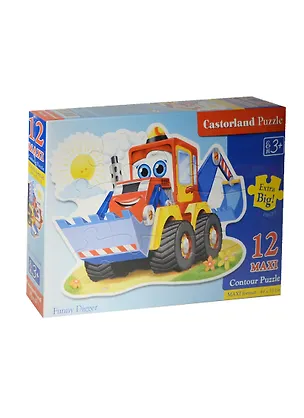 Пазл Castorland MAXI Забавный экскаватор12эл. В-120024 2448596