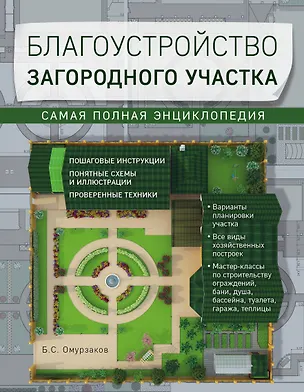 Книга Благоустройство загородного участка. Самая полная энциклопедия (Болот Омурзаков)