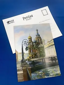 Постер 13*18 Виды С-Пб Спас на Крови Арт.8153