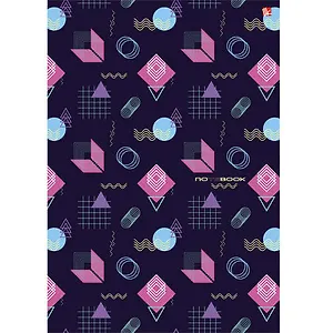 Тетрадь в клетку Unnika, "Графика. Геометрия", А4, 80 листов