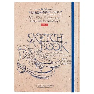 Скетчбук «Рисунки чернилами», 80 + 50 листов, А5