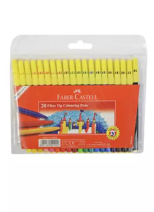 Фломастеры 20цв "Замок" пл/уп., подвес, Faber-Castell — 214034 — 1