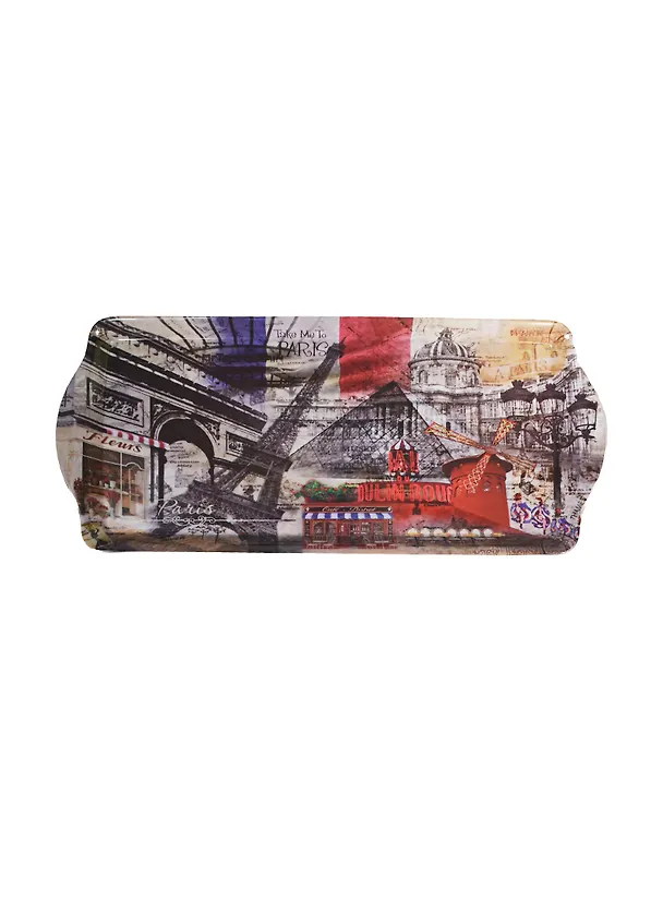 Поднос Увези Меня в Париж (ML-003-Par2) (пластик) (16,5x38) Gift Land 2366735 — 1